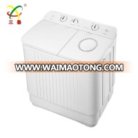 8.0-10.0kg semi automatic twin tub washing machine with drying of made in China