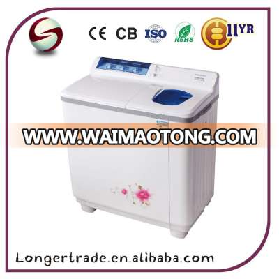 China top loading 9.6kg semi-automatic twin tube washing machine